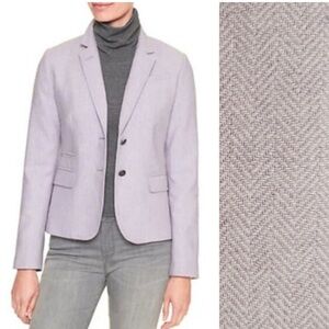 Banana Republic Chevron Academy Blazer Size 2-Regular